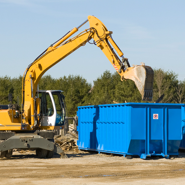 what happens if the residential dumpster is damaged or stolen during rental in Promised Land SC